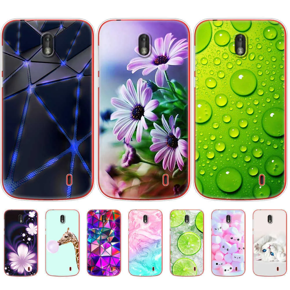 Coque de téléphone pour Nokia 1 Plus couverture dessin animé mignon Silicone dos souple Nokia1 sac pare-chocs Coque Capa