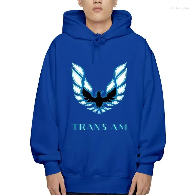 Sweats à capuche pour hommes en coton chaud imprimé personnalisé vêtements d'extérieur pour hommes TRANS AM EMBLEM femmes