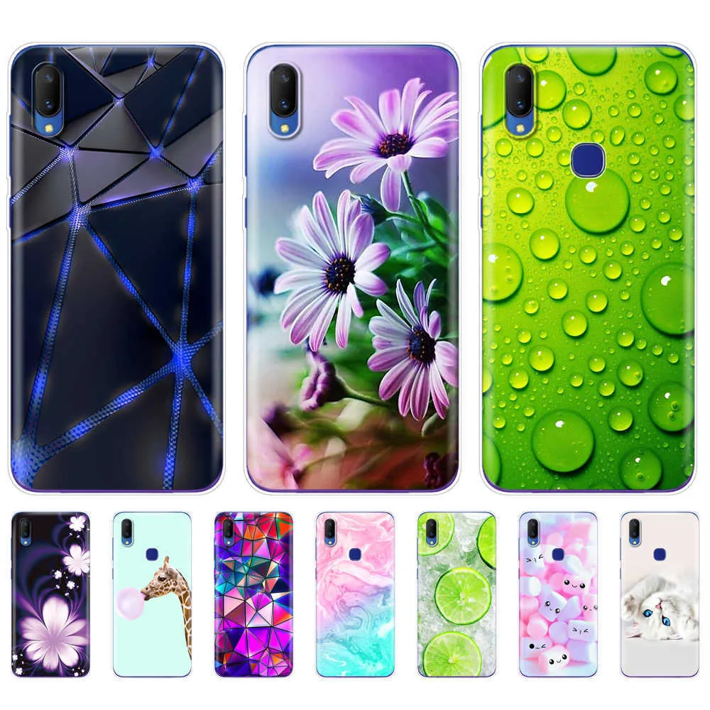 Vivo V11 Case Pro için Silikon Yumuşak TPU Geri Telefon Kapağı Vivo V 11 11i V11pro V11i VIVOV11 Torba