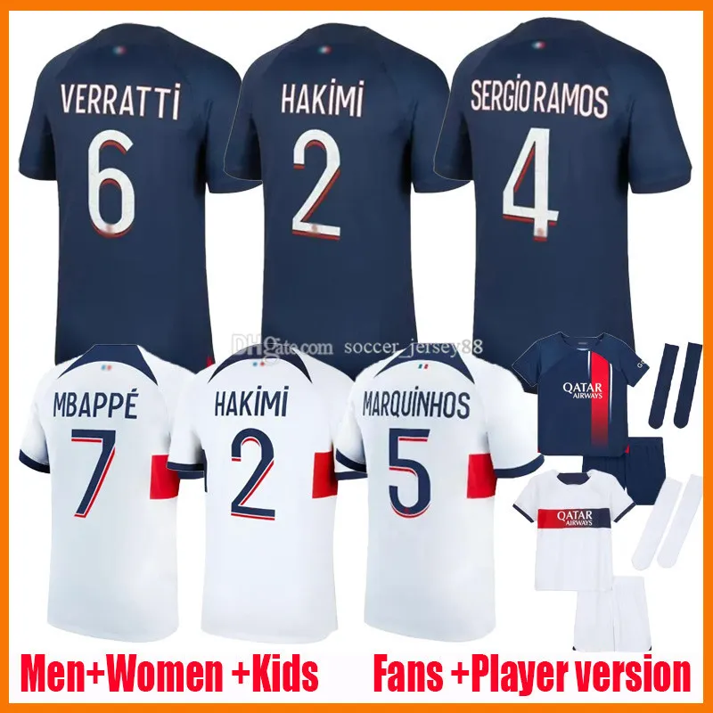 23 24 Soccer Jerseys MBAPPE Maillot De Football 2023 2024 HAKIMI