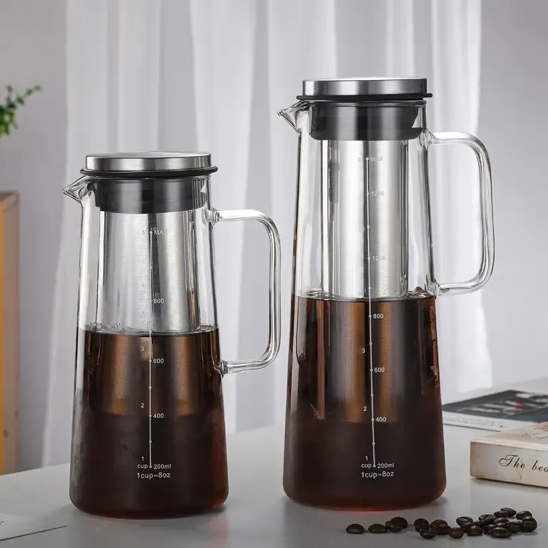 DHgate.com:New Glass Coffee Cold Brew Pot Cold Water Pot With Filter ...