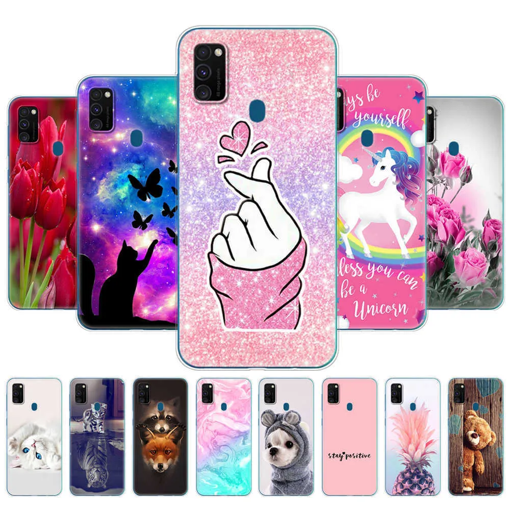 Для Samsung Galaxy M30S Case Case Silicon Soft TPU обратная телефонная крышка для M 30S SM-M307 Бампер.