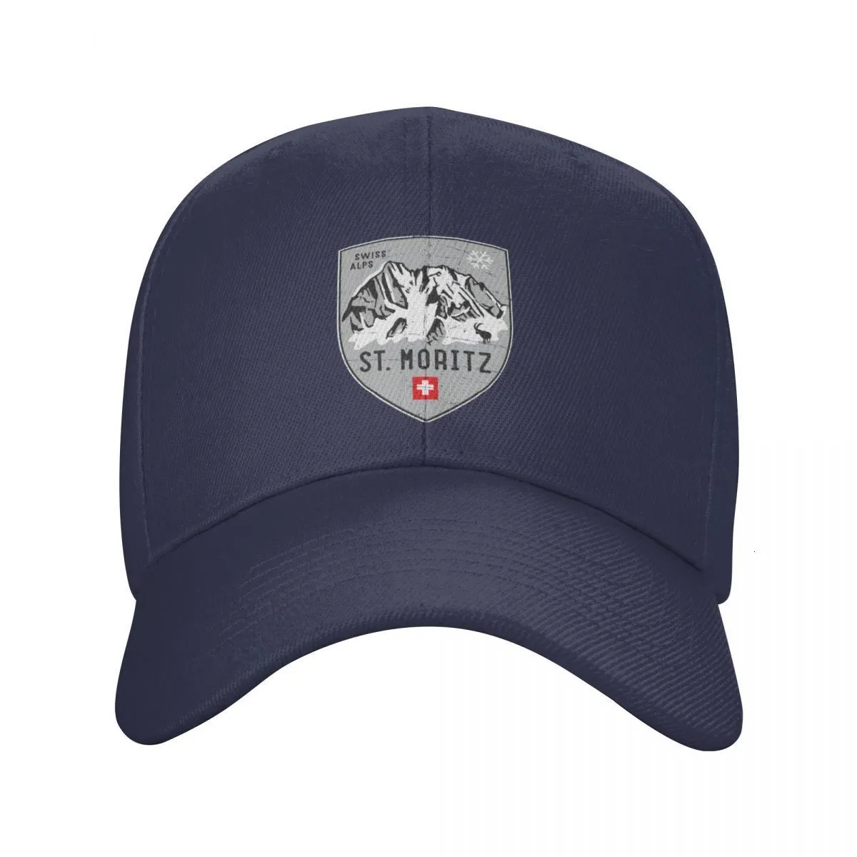 Ball Caps St. Moritz Switzerland Emblem Baseball Cap Hip Hop Wild Ball Hat Cap для мужчин женщин 230715