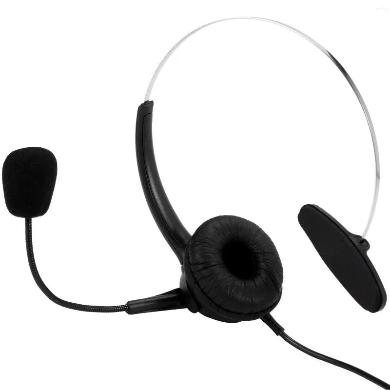 Callcenterhoofdtelefoon Headset met monoruisonderdrukking en microfoon