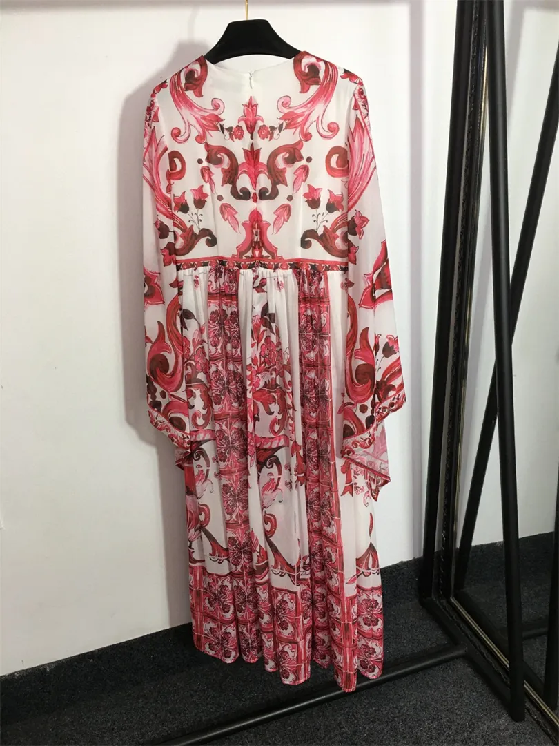Vintage Floral Womens Designer Chiffion Dresses Fashion Autumn Woman Casual  Long Sleeve Dresses Ruffle Stylish Women Dress Up Clothes From  Trendyclothes01, $49.75 | DHgate.Com