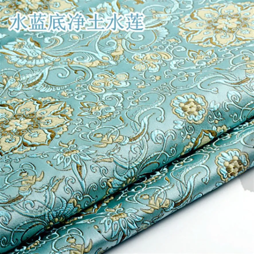 Brocade Fabric Damask Jacquard America style Apparel Costume Upholstery Furnishing Curtain DIY Clothing Material fabric 75 50cm209V
