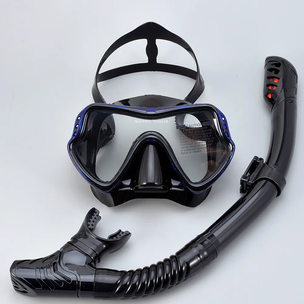 Masque de plongée avec tuba pour enfants, lunettes de natation anti-buée et  anti-fuite Lunettes de plongée en apnée imperméable à l'eau Masque en verre  trempé durable pour les enfants de 5 à