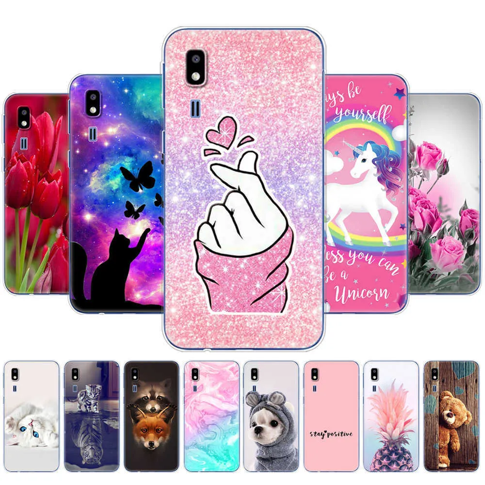 För Samsung Galaxy A2 Core Case 2019 Silicon Soft TPU Back Phone Cover A 2 A2Core A260F 5.0 '' Protective Coque