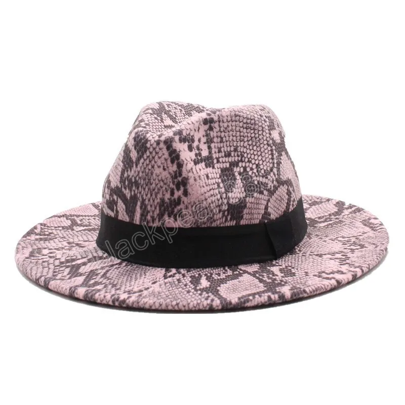 Autumn and Winter Men Women Fedoras Hat Classical Sombrero Imitation ull cap Woman Högkvalitativ breda hattar