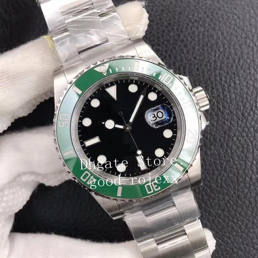 41 -мм часов Черно -зеленый синий мужской автомат CAL 3235 Watch Men Ceramic Bezel Eta Полная 904L Сталь против даты даты даты погружения в сапфир Crys208h