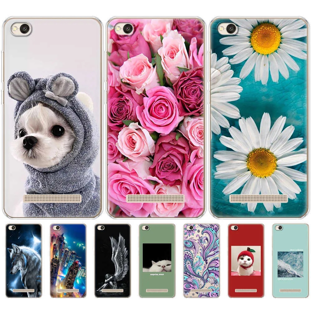 Fashion Soft TPU Phone Case For Xiaomi Redmi 4A Silicone Painting For Hongmi 4a 5.0 Inch Protective Coque
