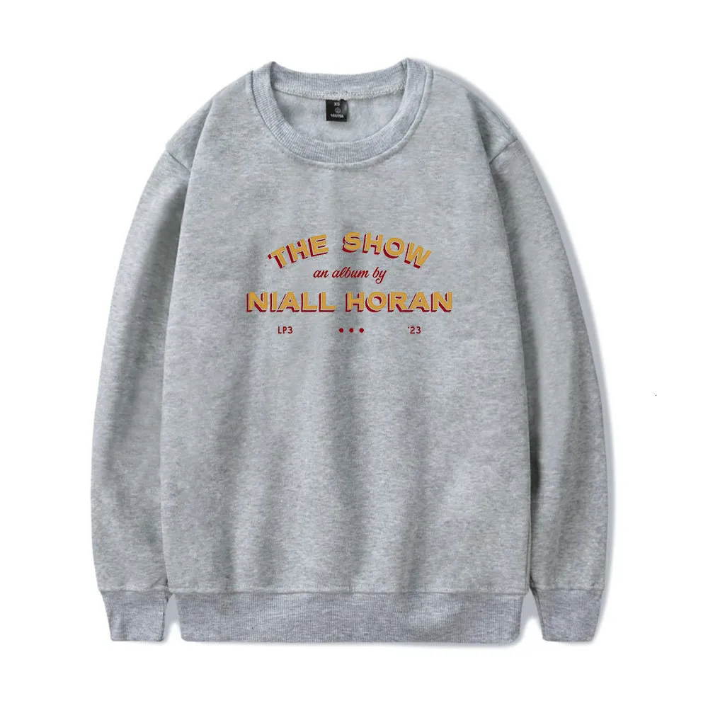 Sweats à capuche pour hommes Sweats Niall Horan The Show Album ONeck Sweat Hommes Manches Longues Mode Pull Vêtements 230715