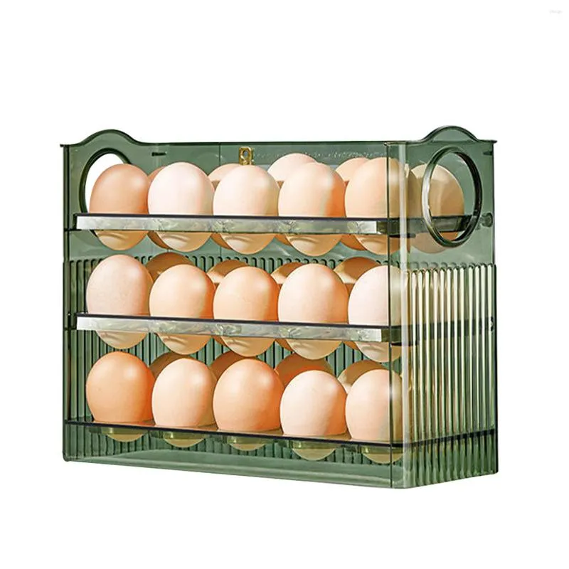 Storage Bottles Stand Shelf Box Kitchen Refrigerator Egg Holder Fridge Organizer Display