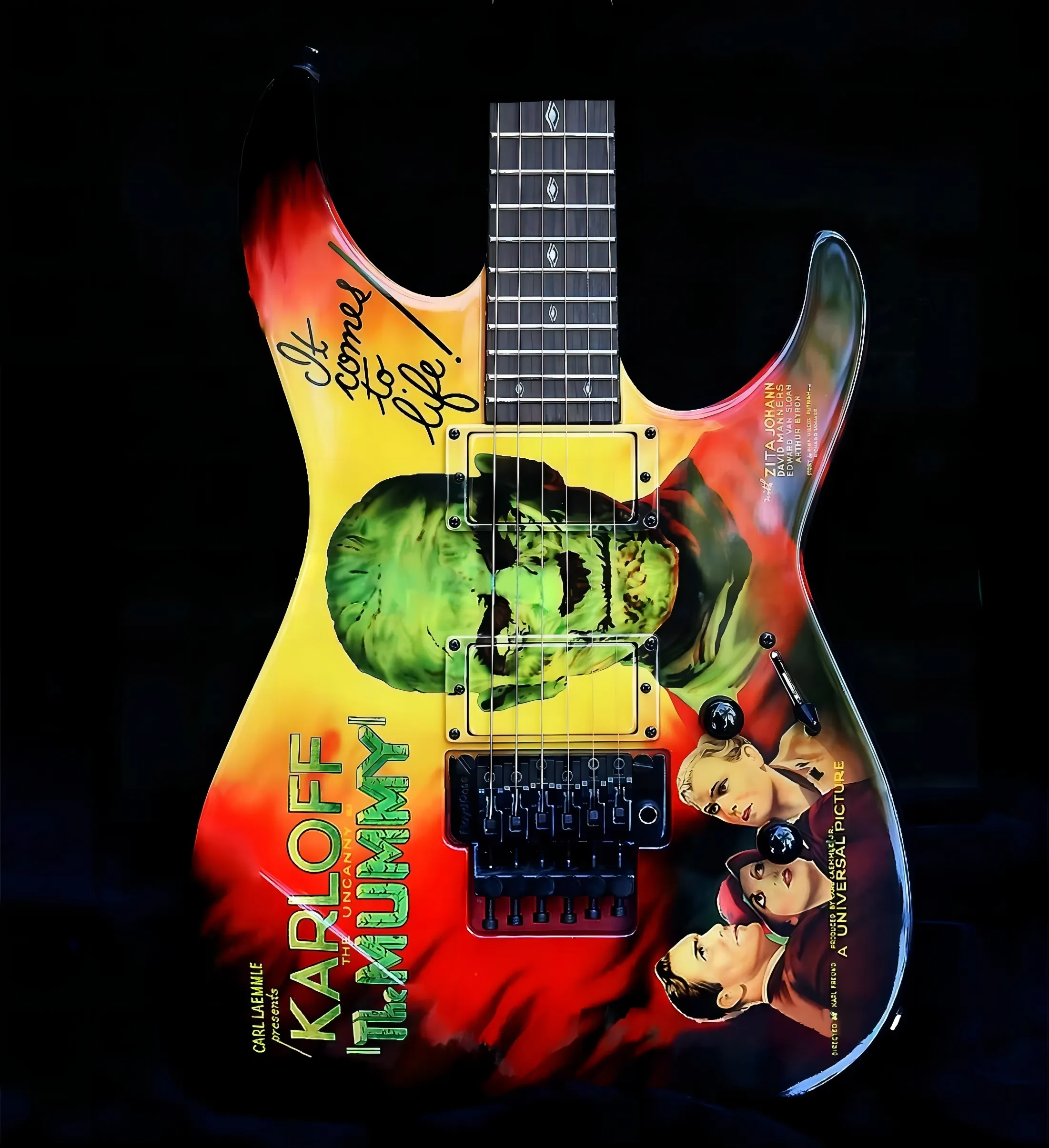 Custom Kirk Hammett Style 7-String Electric Guitar - Karloff