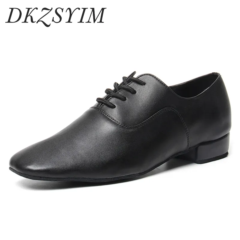 رقص حذاء Dkzsyim Men Dance Shoes Latin Ballroom Dance Shoes الحديثة أحذية داخلية Men Tango Shoes حذاء رقص حذاء رياضة للوي كعب 2.5 سم 230715