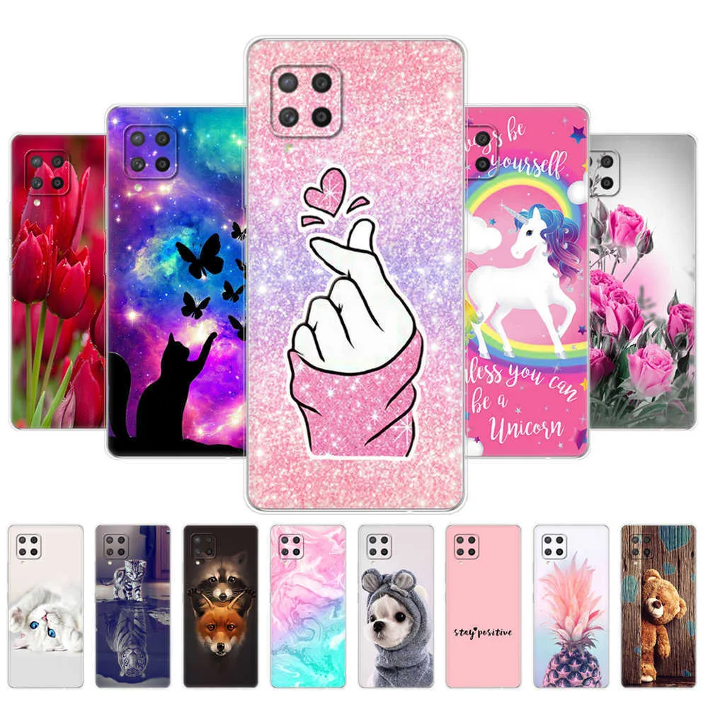 Per Samsung A42 5G Custodia morbida in silicone Tpu Cover posteriore per telefono Galaxy SM-A426B A426 Paraurti per borsa protettiva da 6,6 pollici