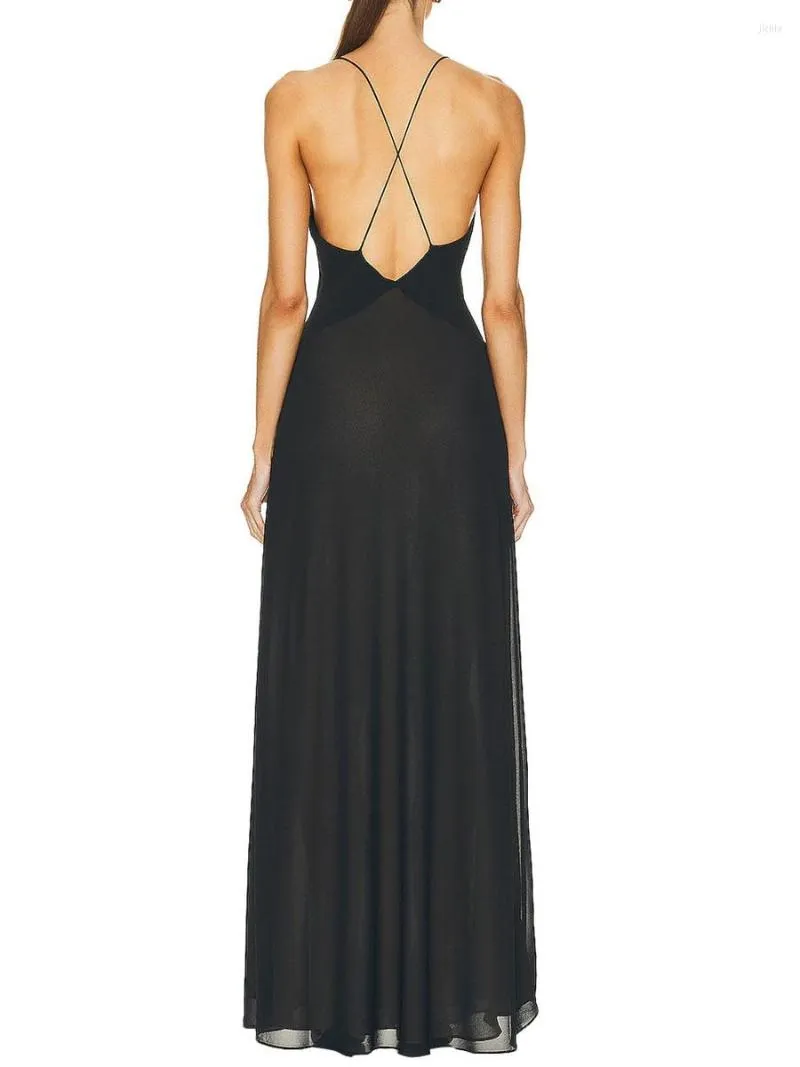Casual Sleeveless V-Neck Linen Maxi Dress for Women with Hooded Collar and  Peplum Decoration from Dhgate Basic & Casual Dresses