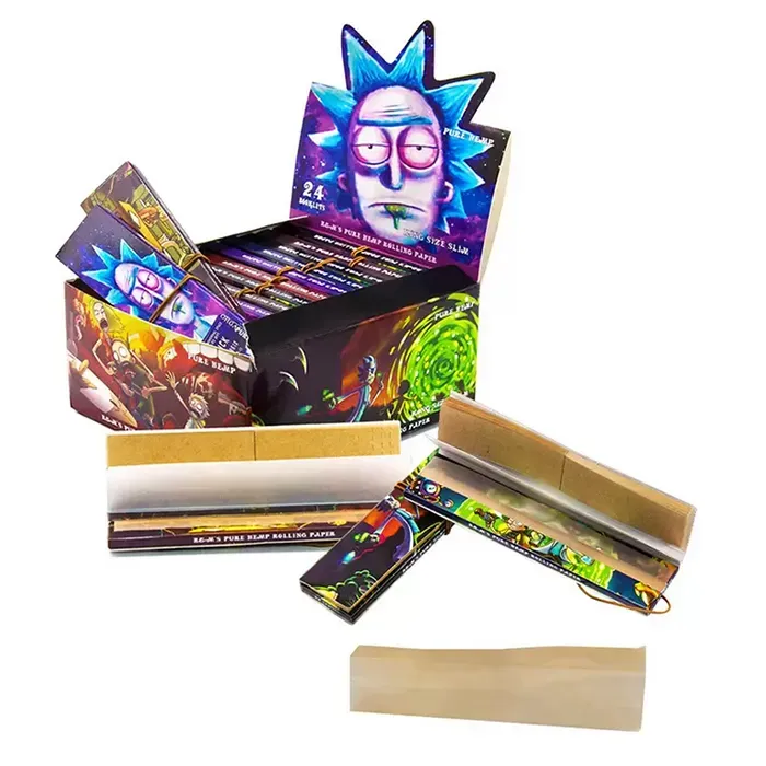 Bong Classical Smoking Rolling Paper Pure Booklet Hornet King Size For Tobacco Dry Herb Natural Unrefined Pink Cigarette Roll Papers dab rig