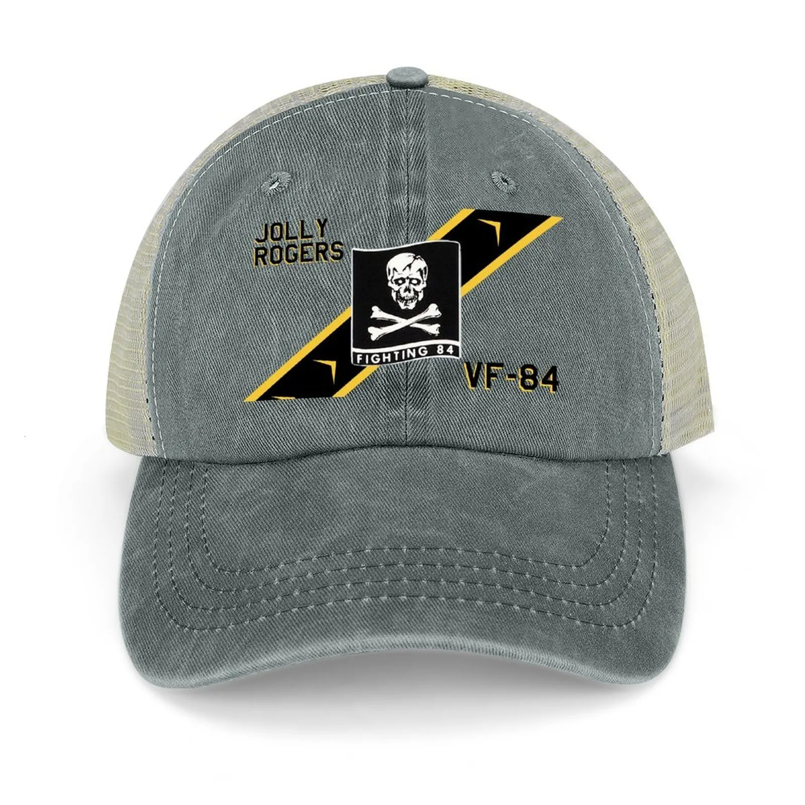 Ball Caps VF-84 Jolly Rogers Cowboyhoed Ball Cap Vizier Rugby Dames Hoeden Heren 230715