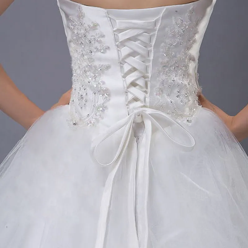 knee length dresses for ladies BETHANY / Straight Neckline Wedding Dress with Basque Waist