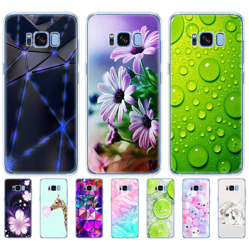 Soft Silicon TPU Case Voor Samsung Galaxy S8/S8 PLUS Case Cover Plus Telefoon Shell Beschermende Coque