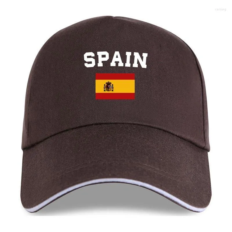 Ball Caps 2023 Spain Men Baseball Cap Flag Tops Mans Man Spanish