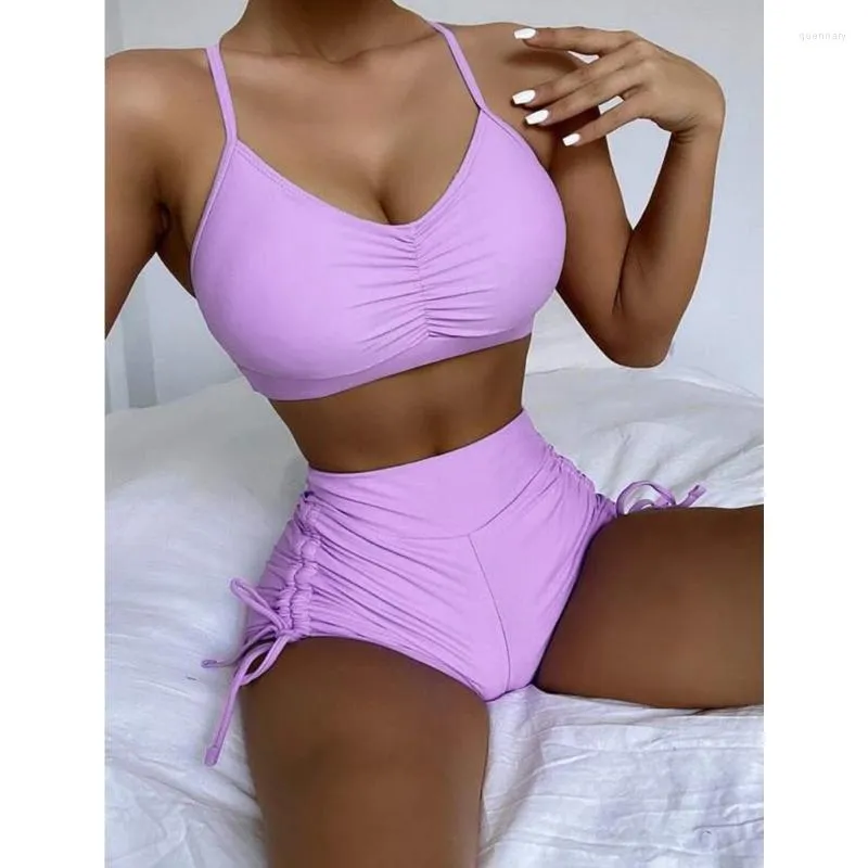 tube top high waisted bikini