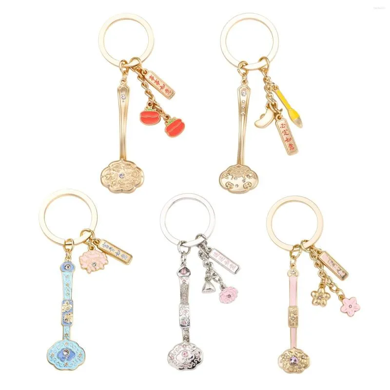 Keychains Nyckelringsklipp Key FOB Bag Decoration KeyFob Gifts Lucky Sign Purse For Women Men Boys