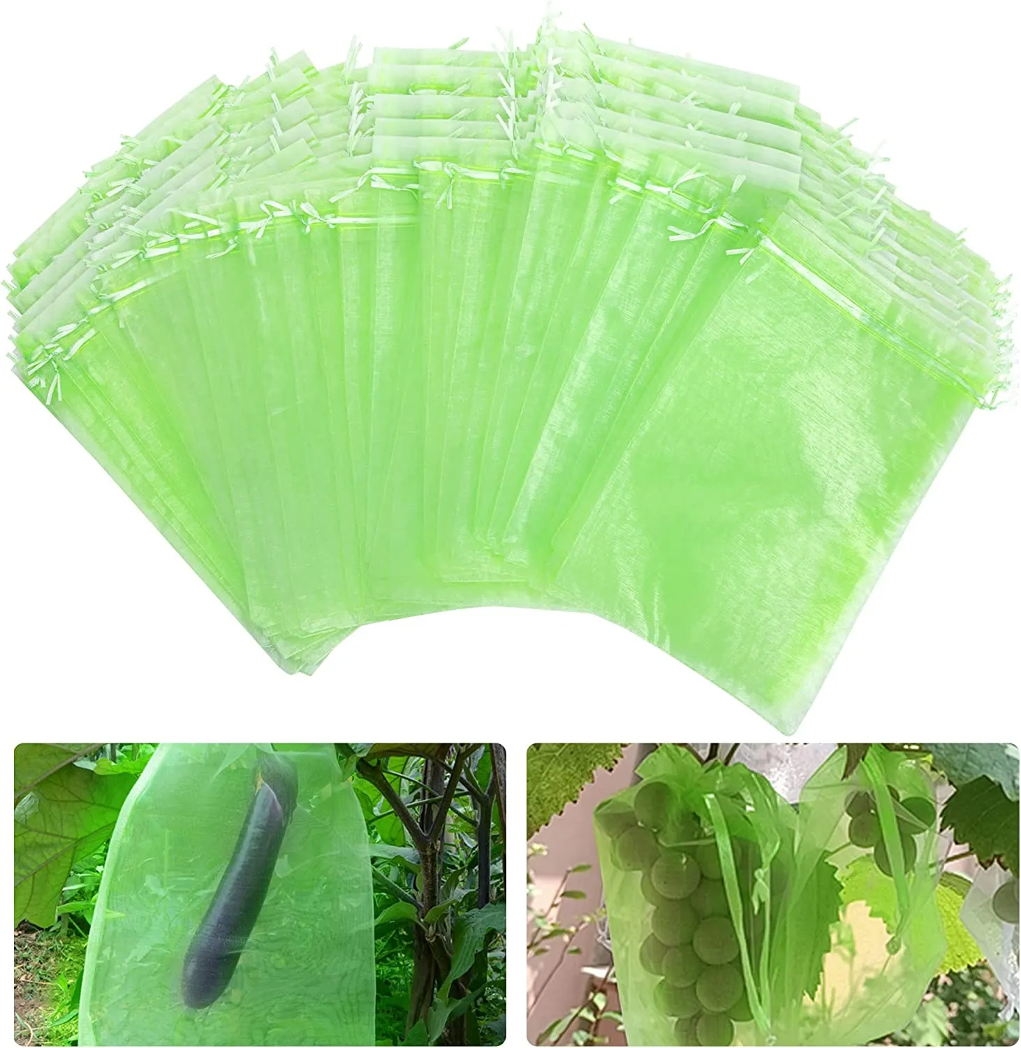 Grapes Protection Bags Garden Mesh Bags Agricultural Orchard Pest Control Anti Bird Netting