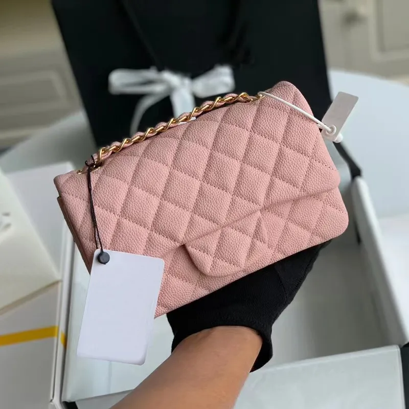 Designer Caviar Lambskin Crossbody Bag 20cm High Quality
