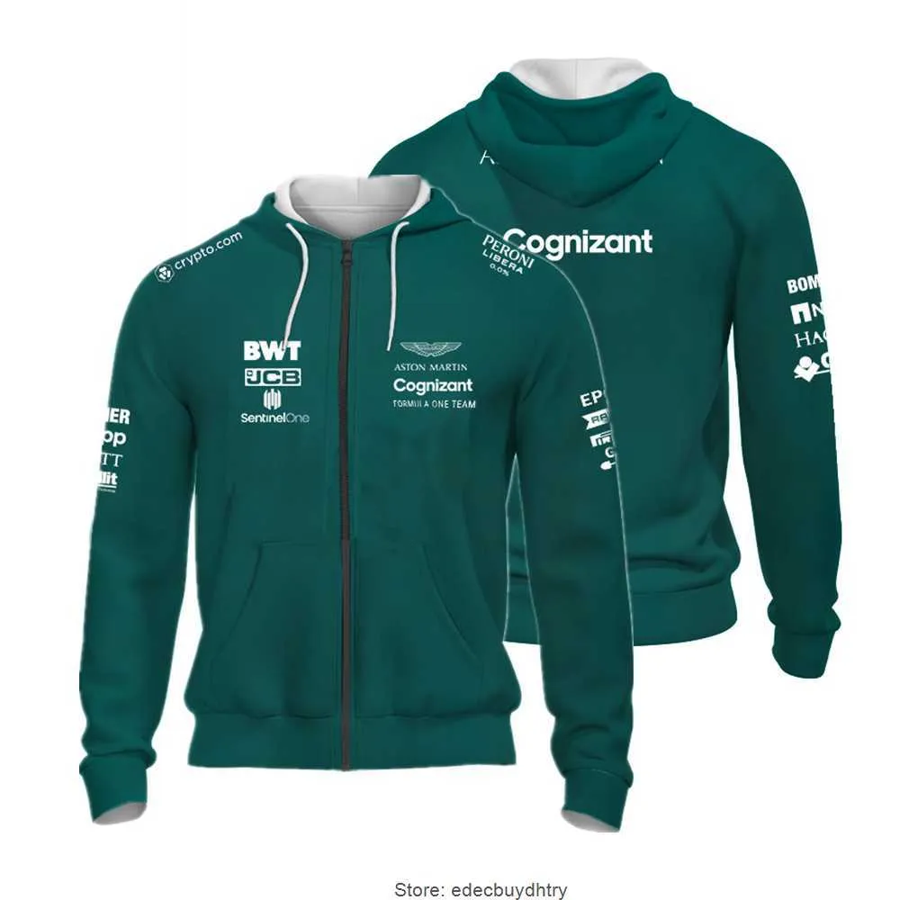 2023 Aston Martin Racing Alonso Sport Green Zip Up Hoodie Oversized Formula  One Zip Up Jacket For Men And Women From Edecbuydhtry Vendor, $27.66 |  DHgate.Com