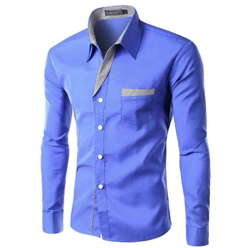 2023 Hot Sale Business Casual Collared Shirt Camisa Masculina Long