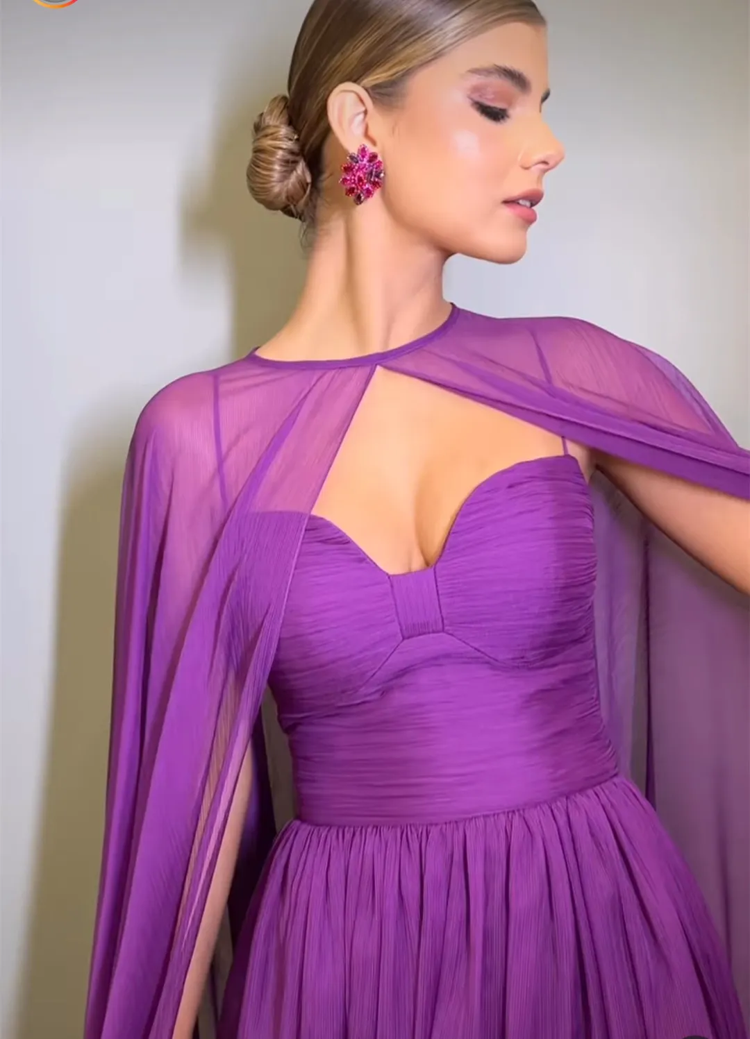 Galadress Elegant Purple Chiffon Evening Dress ... From Dyy_dress88, $87.05 
