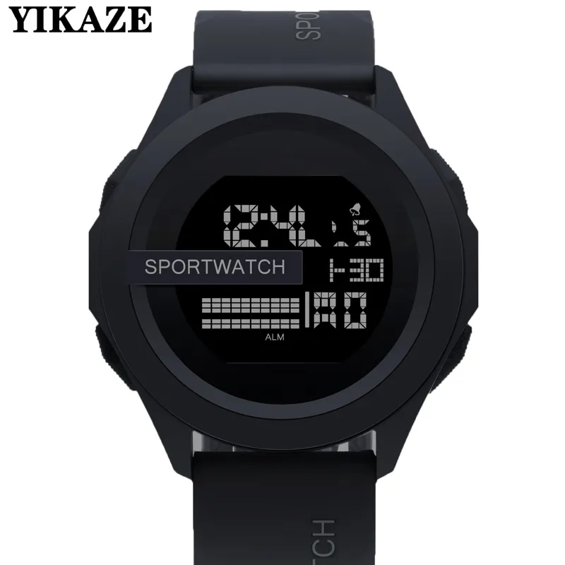 Mode Digitale Heren Horloges Mannelijke Hombre Kaki Outdoor Sport Horloge Waterdicht Polshorloge Schokbestendig Militaire LED Horloge Klok