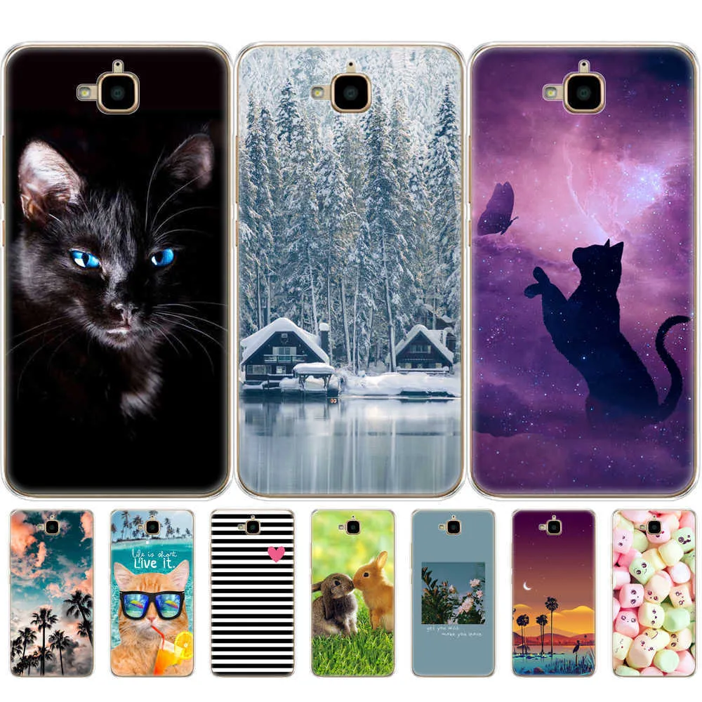 Case For Huawei Honor 4C Pro Case Cover Soft Silicone Back Phone Cover Y6 2015 TIT-L01 TIT-TL00