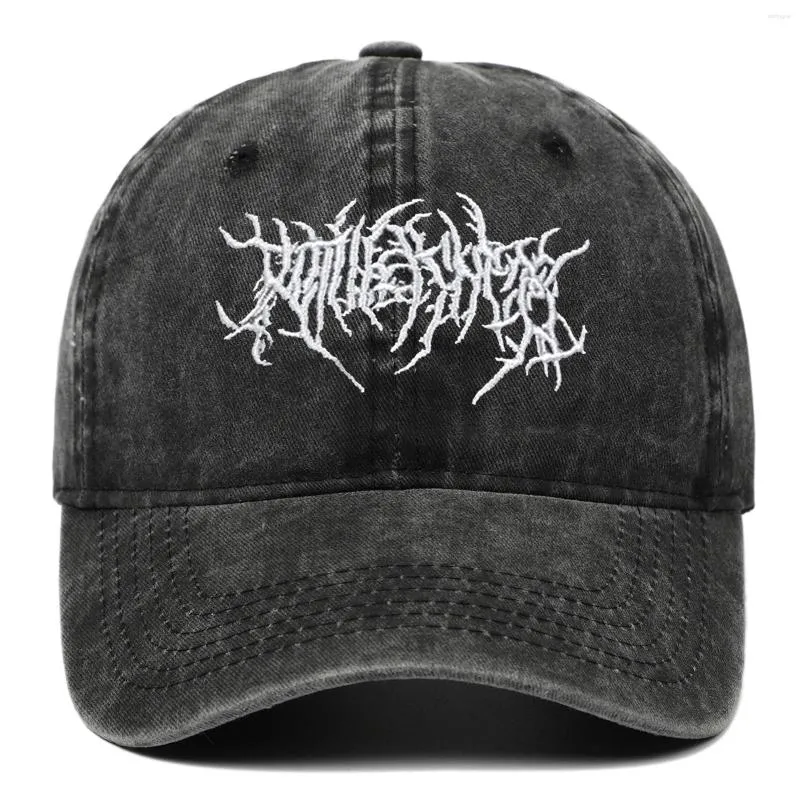 Ball Caps Heren Gothic Punk Baseball Streetwear Trucker Hoed Voor Dames Hip Hop Cap Verstelbare Snapback Borduren Sun Dad