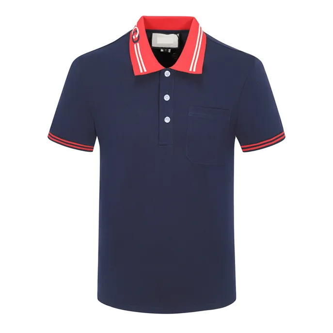 # 9 Mode Hommes T-shirts Hommes POLO À Manches Courtes Respirant Tops Tees Lettre Motif Imprimer Hommes Femmes D'été T-shirts Plus La Taille Polo Hommes 65