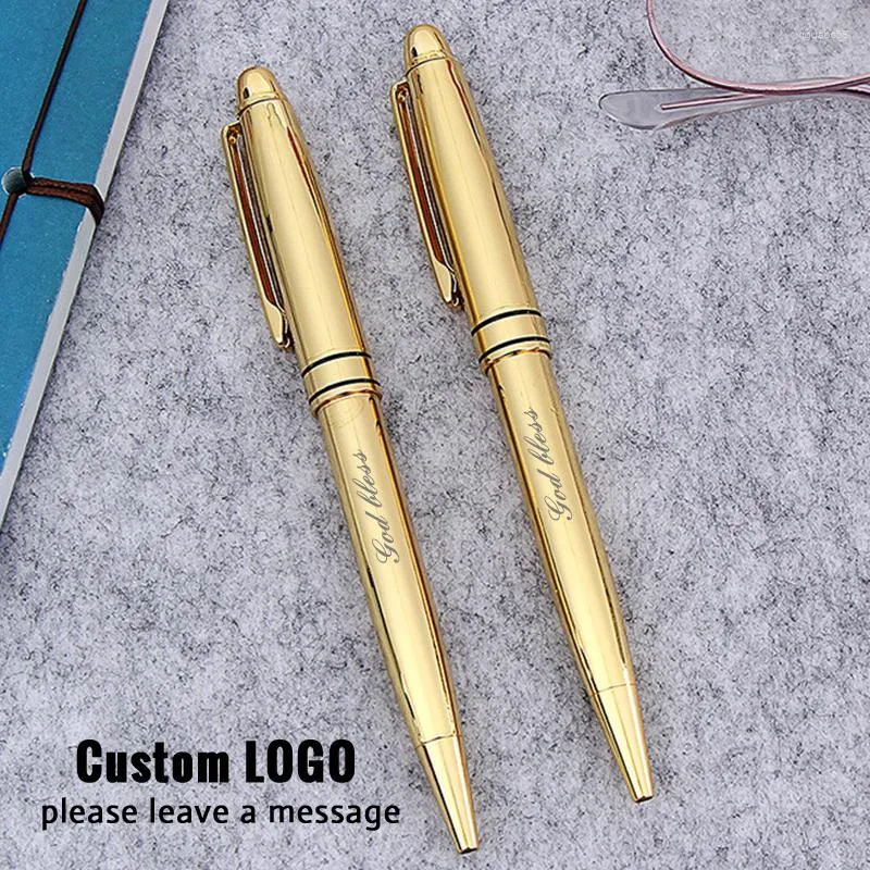 Wholesale Gold Metal Refillable Ballpoint Pen With Custom Logo