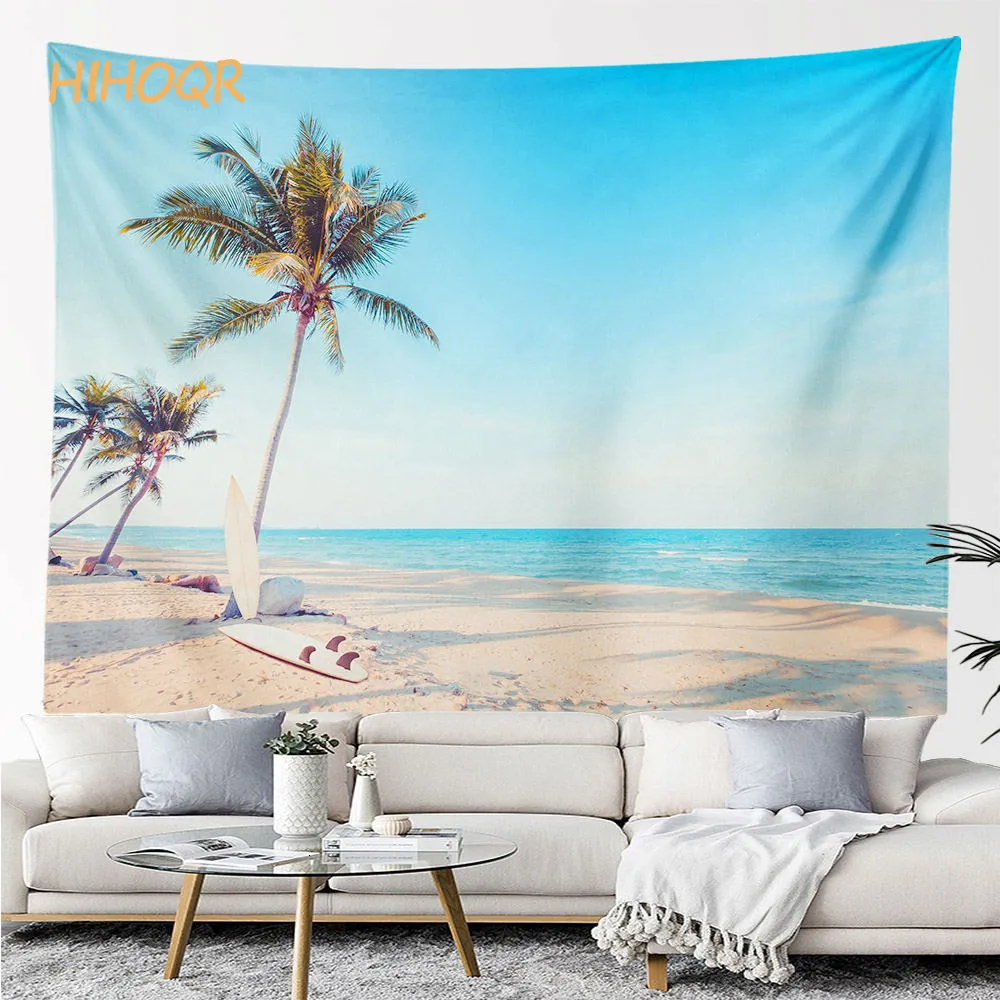 Coastal tapestry wall hangings sale