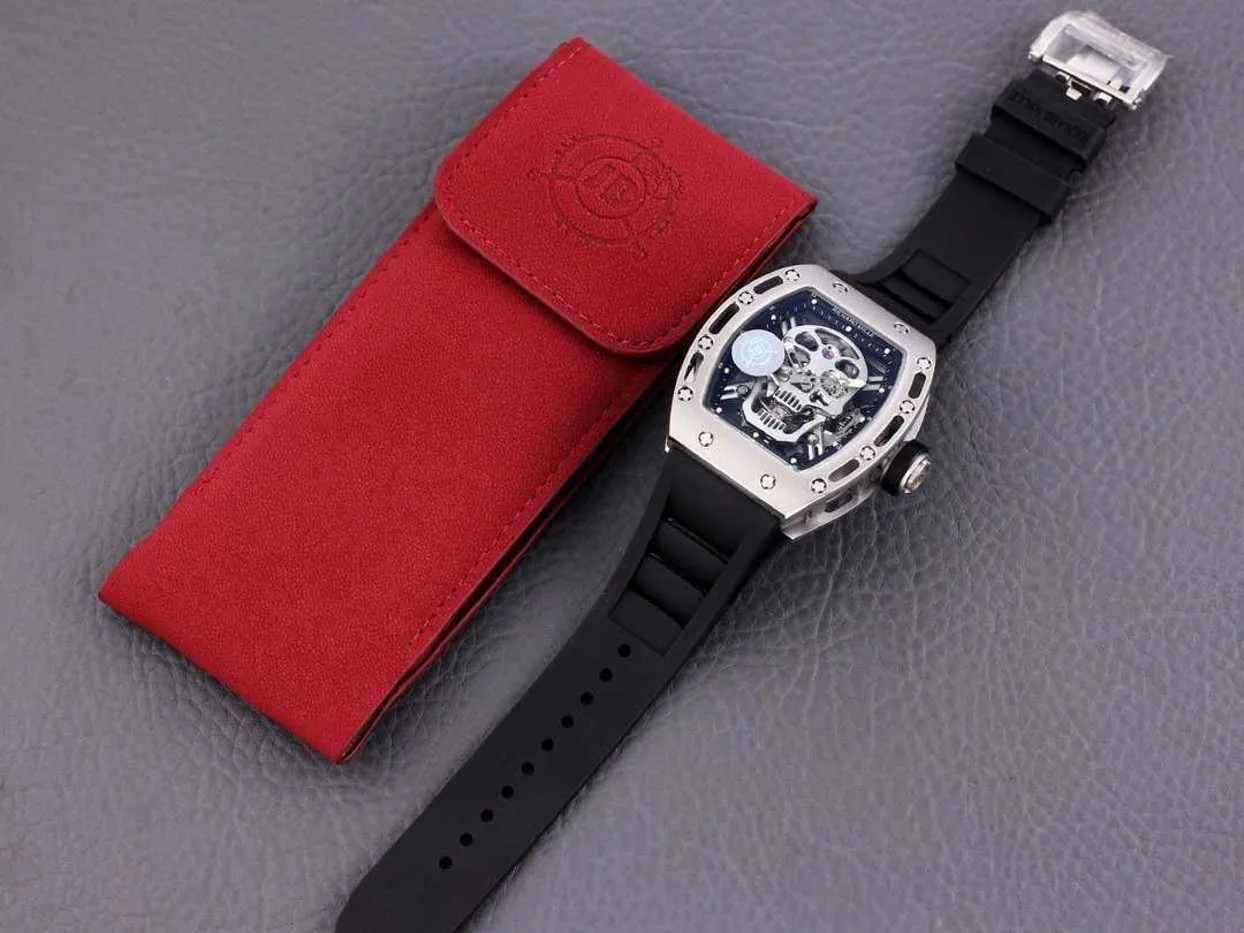 orologi di alta qualità RM052 Real Tourbillon orologio fantastico fantastico orologio da polso da uomo superbo YM8O qualità meccanica di fascia alta uhr NTPT custodia interamente in fibra di carbonio montre rd luxe relo