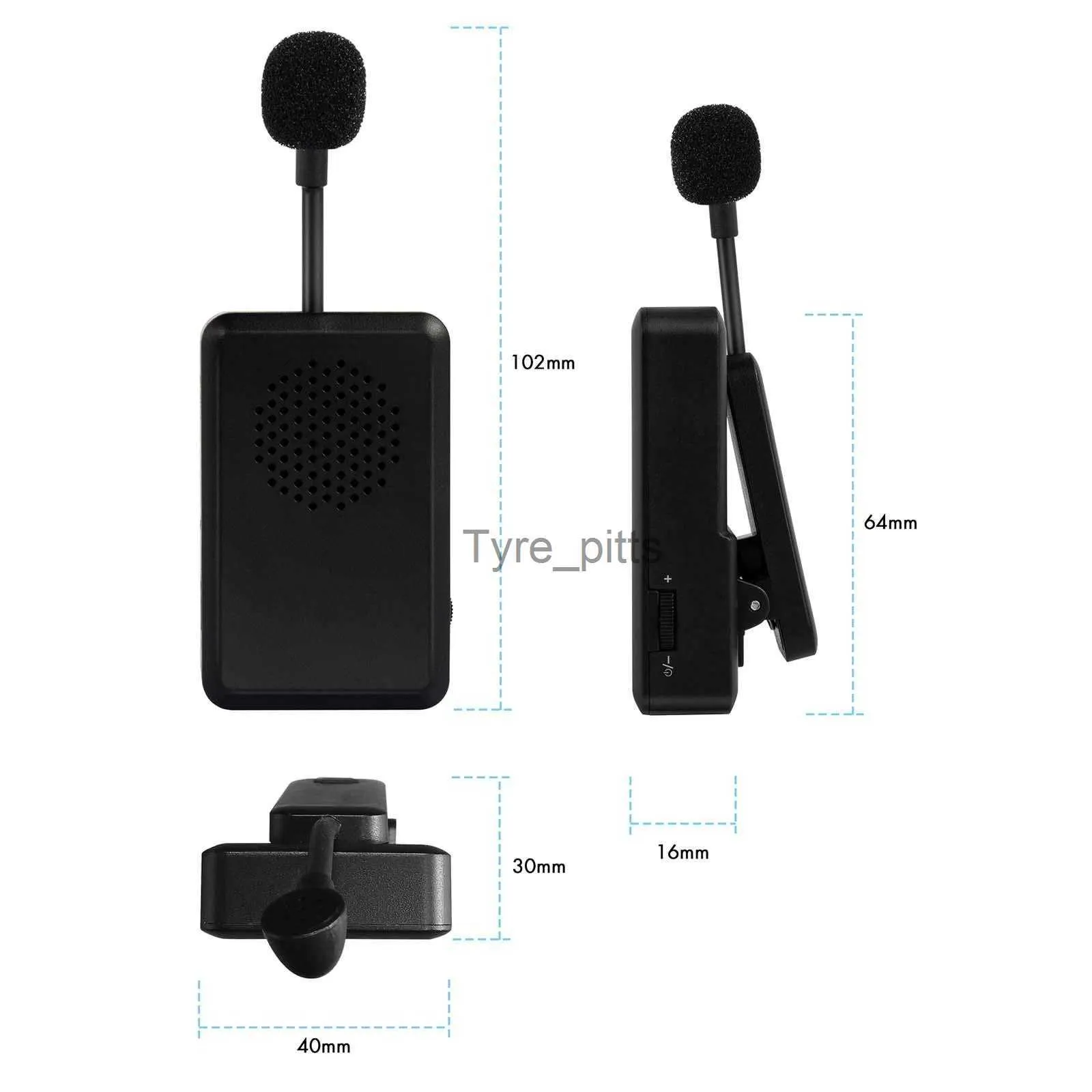 Mikrofoner Portable Voice Amplifier Mask Microphone Micro USB Voice Amplifier Booster Speaker Mic uppladdningsbar för att möta turistguide X0717