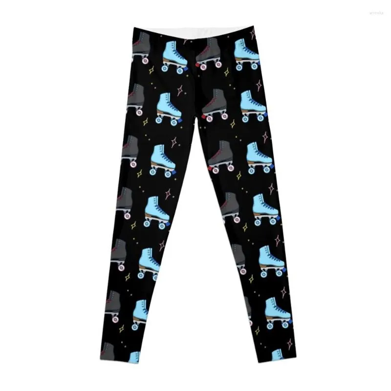 Active Pants Roller Skate Club Leggings Push Up Legging Sport Women