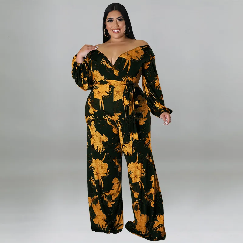Wide Leg Jumpsuit Yellow Plus Size Jumpsuit Plus Size Jumpsuit
