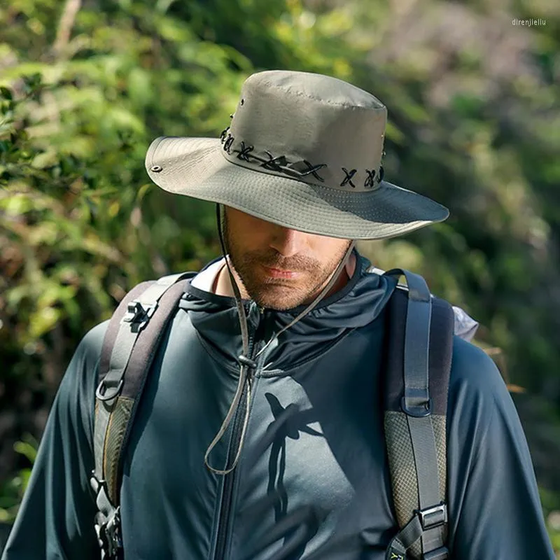 Breathable Waterproof Cycling Hiking Hats With Wide Brim For