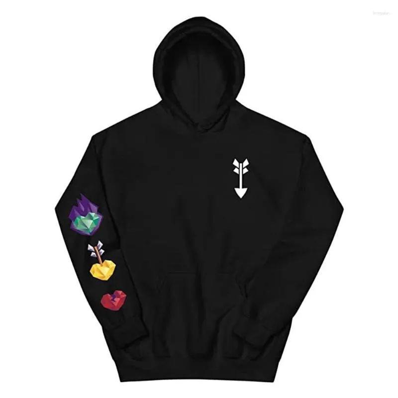 هوديز الرجال Wawni Grian 3 Lives Hoodie Usisex Tops ملابس الشارع الفريدة من نوعها Cosplay Cosplay Sweatshirt الشاحنات الشتوية غير الرسمية