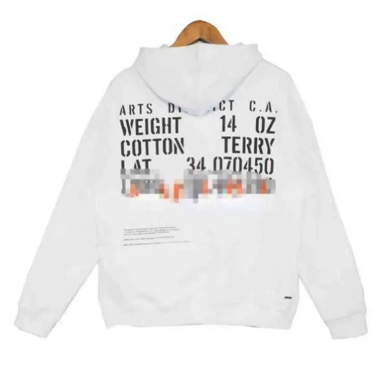 Sweters Designer Amires Amirs Bluzy 22SS High Street Pullover Wydrukowana litera z kapturem Czarna Swater Hoodie Casual Men's Women's Sn1 E188 Tr1 S7