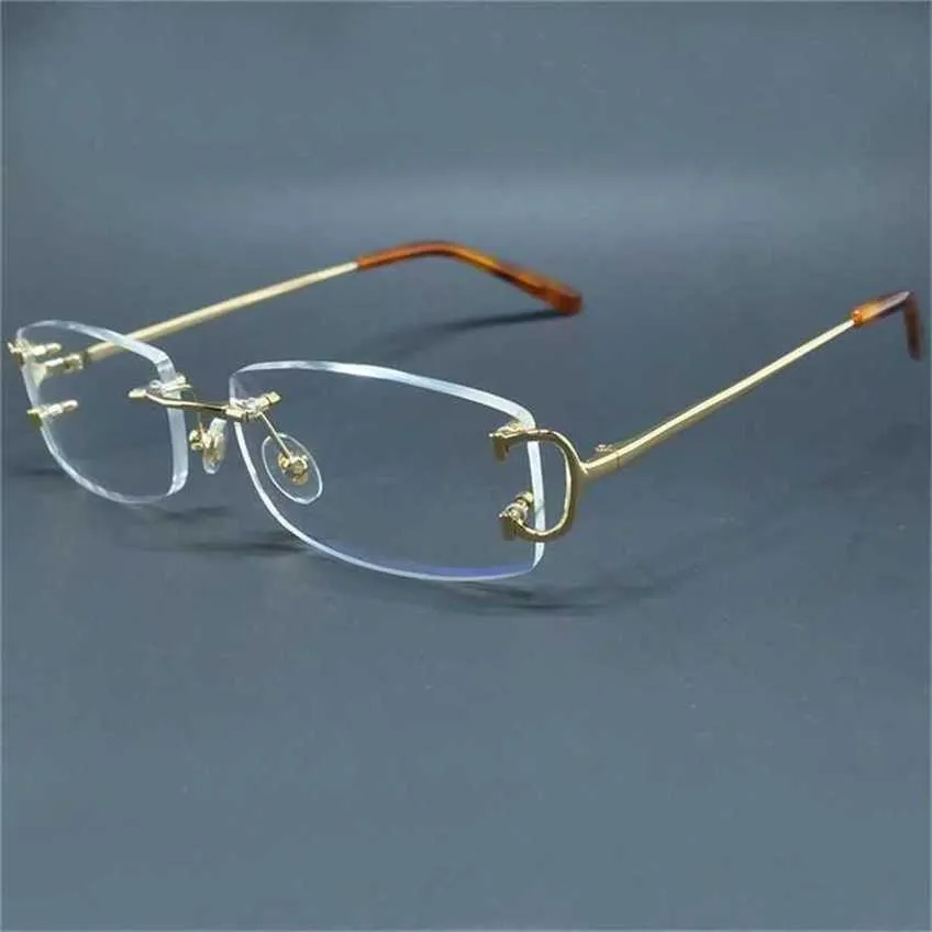 48% OFF Lunettes de vue transparentes Hommes Marque Cadre optique Designer de luxe Carter Eye Glass Big Clear Eyewear FramesKajia Nouveau