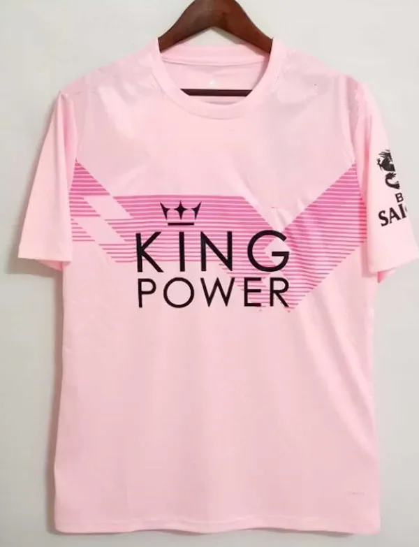 King Power Leicester City Away Kit Pink Leicester Retro Vintage