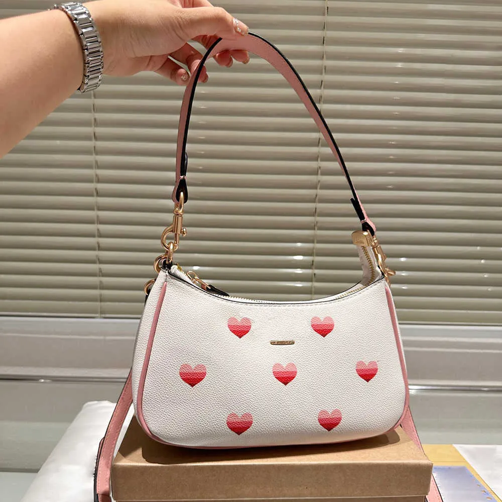 Designer Underarm Bags Luxury Tabby Bag For Women Luxury Shoulder Bags Vintage Leather Handbags Elegant Star Heart Print Crossbody Bags