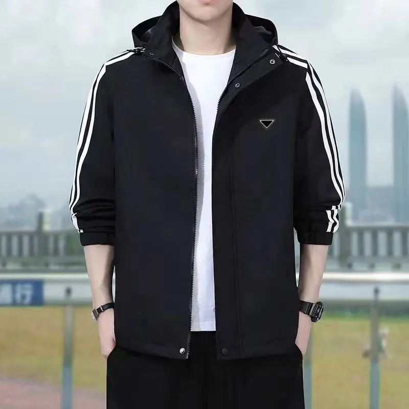 Thin black waterproof jacket cheap